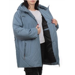F-804 GRAY BLUE Куртка демисезонная женская (100 гр. холлофайбер)