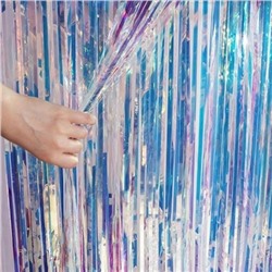 Новогоднией дождик  Длинна: 150см Ширина : 9см Цвет мульти