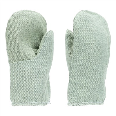 Рукавицы утепленные, брезентовые, огнеупорные, ватин, 2 размер Сибртех