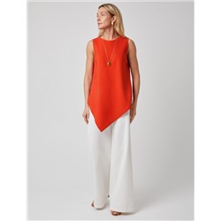 Удлиненный топ из плотного лиоцелла