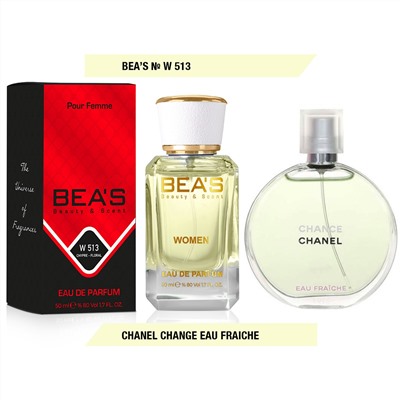 Beas W513 C Chance Eau Fraiche Women edp 50 ml, Парфюм женский Beas W513 создан по мотивам аромата C Chance Eau Fraiche