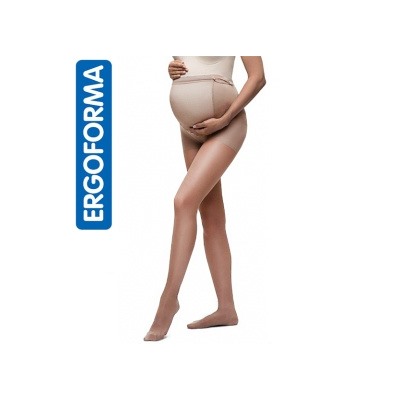 113 Колготки компрессионные для беременных (1 класс, 18-22 мм.рт.ст.) Ergoforma р.3 (телесный)