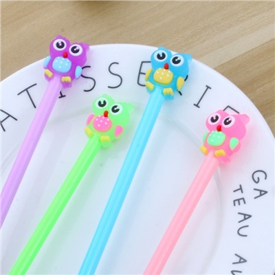 Ручка "Multicolored owl", mix