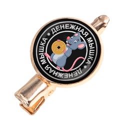 HZF-0013 Заколка Денежная мышка