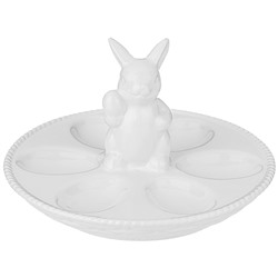 ТАРЕЛКА ДЛЯ ЯИЦ "ГЕРМЕЛИН" 18*18 СМ. ВЫСОТА=11.5 CM 782-249