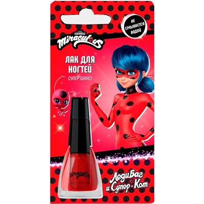 Леди Баг и Супер-Кот Лак для ногтей ЛЕДИ БАГ 6 мл