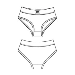 Трусы для девочки, 2 шт в комплекте