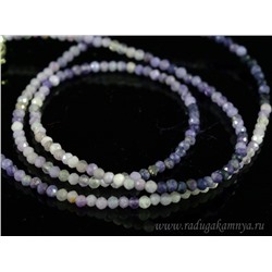 Бусы из Сугилита шарик гр.2мм, 43см, 3,7г