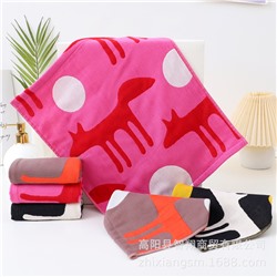 Cotton gauze towel, children's scarf for kindergarten, wholesale