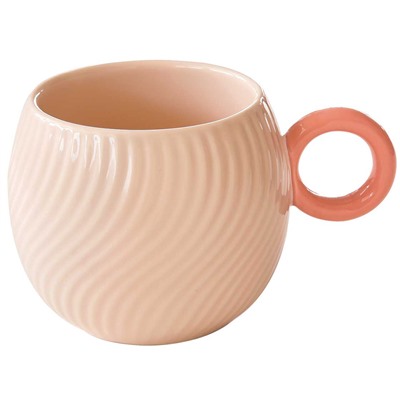 Кружка Waves, 350 мл, розовая