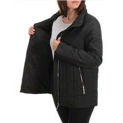 22340 BLACK Куртка демисезонная женская (80 гр. синтепон)