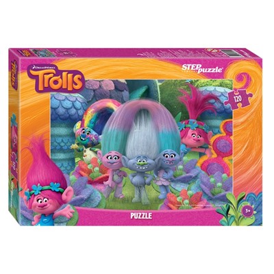 Пазлы Trolls, 120 элементов, МИКС
