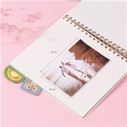 Фотоальбом на спирали 20 листов «Бабушка», объёмный элемент и 4 вкладки, 24×24 см