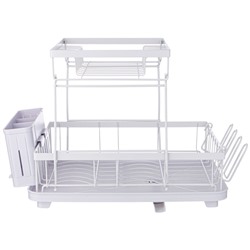 СУШИЛКА ДЛЯ ПОСУДЫ БЕЛАЯ 43*30*31 СМ (КОР-6ШТ)