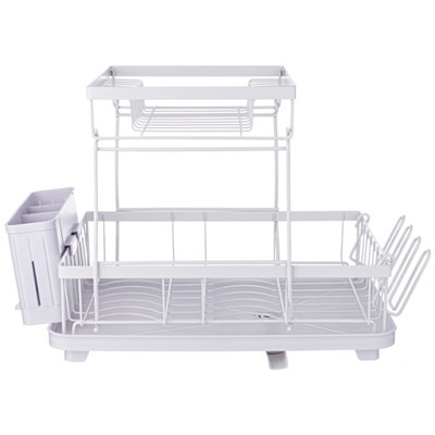 СУШИЛКА ДЛЯ ПОСУДЫ БЕЛАЯ 43*30*31 СМ (КОР-6ШТ)
