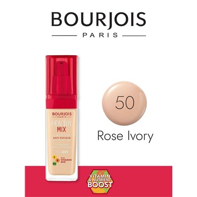 1 Bourjois тональный крем Healthy mix т.50