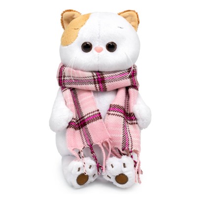 Мягкая игрушка "Кошечка Ли-Ли в шарфе" (24 см)