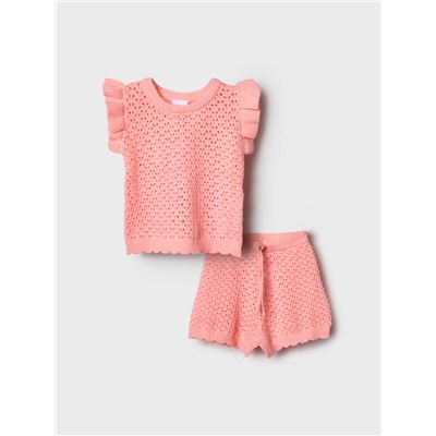 Комплект для девочки: футболка, шорты