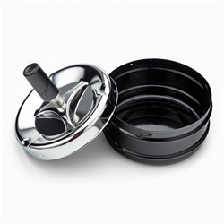 Пепельница для дома бездымная «Делия», для сигарет и стиков, 10.5×10.5×9 см