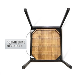 Деревянный стул SHT-S90
                        прозрачный лак / т.серый ral7022