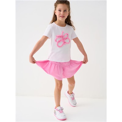 Комплект для девочки: футболка, шорты