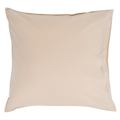 Набор из двух наволочек бежевого цвета из органического стираного хлопка из коллекции Essential, 70х70 см