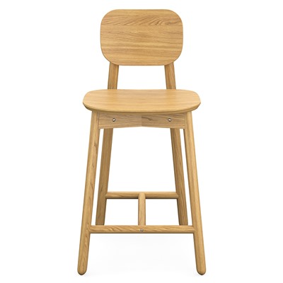 Стул полубарный Saga, ясень