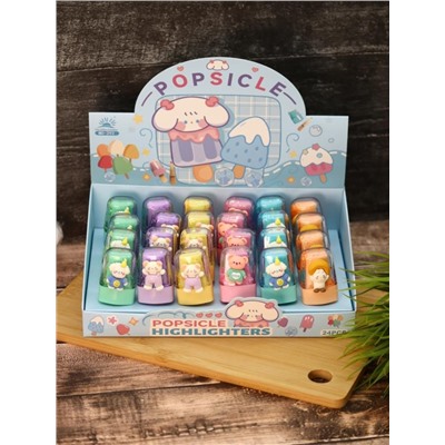 Маркер текстовыделитель "Animals trousers", mix, шоу-бокс 24 шт.