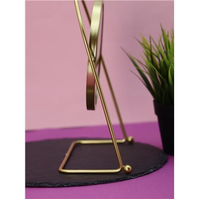 Зеркало настольное GIRLY "Golden sun", yellow