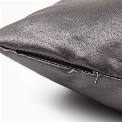 Декоративная подушка «Этель» 40×40 см Дамаск AMBER SOLID, 100% п/э