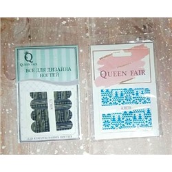 Слайдеры для ногтей  «Зимние узоры»