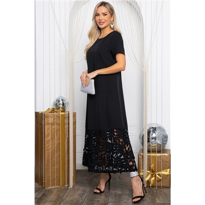 Платье Танита (черное/кружево) П14609-16М