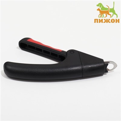 Когтерез-гильотина с нескользящей ручкой, 13.5×8×2 см, эконом, микс цветов