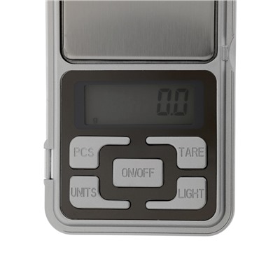 Весы Luazon LVU-01, портативные, электронные, до 500 г, серые