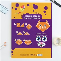 Набор, цветной картон 10 л.,10 цв., цветная бумага 16 л., 8 цв., «Учись на 5+»