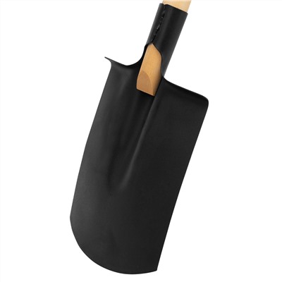 Лопата прямоугольная, 200х284х1340 мм, деревянный черенок с пропиткой, Сибртех