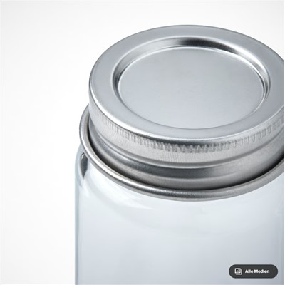 GULDFISK Gewürzglas, Klarglas/Edelstahl, 6 cl