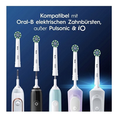 Oral-B Насадки для электрической зубной щетки CrossAction, 4 шт