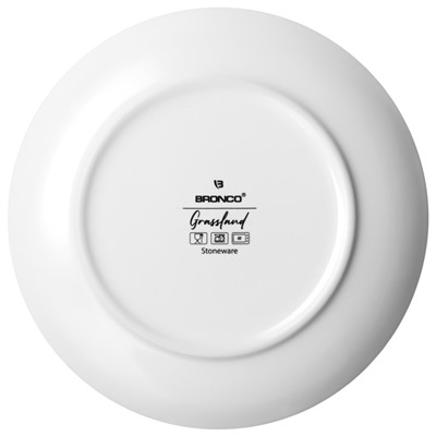 НАБОР ПОСУДЫ ОБЕДЕННЫЙ BRONCO GRASSLAND НА 4 ПЕР. 12 ПР.: 25,5 СМ, 20,5 СМ, 18 СМ