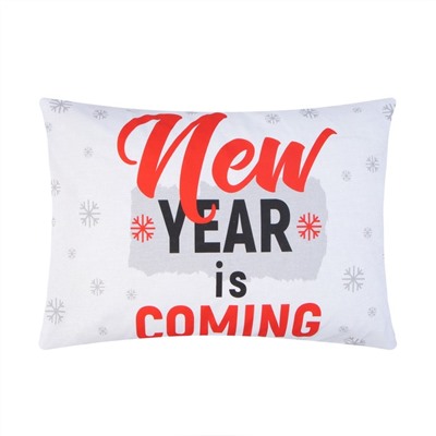 Комплект наволочек «Этель» New Year, 50×70 см - 2 шт., хлопок 100%, бязь