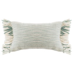 Чехол на подушку мятного цвета Clouds из коллекции Ethnic, 35х60 см