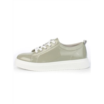 05-HY21-5D GRAY GREEN Кроссовки женские (натуральная кожа)
