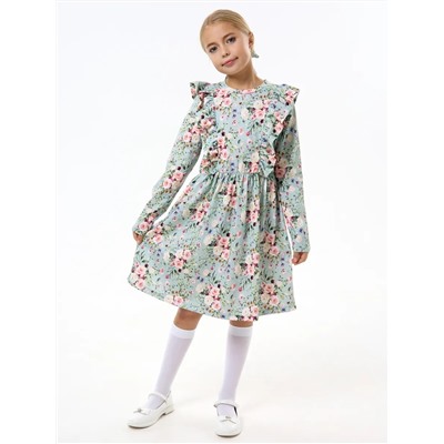 Детское платье "Красотка" / Цветы на ментоле