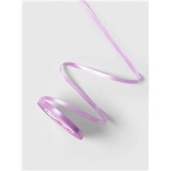 Лента атласная, 6 мм, 23±1 м, светло-сиреневая №45