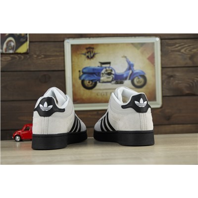 Зимние Adidas Campus из натуральной замши