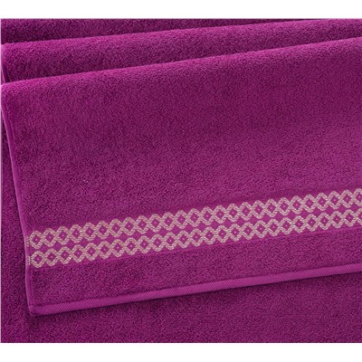 Полотенце махровое Блеск яркая фуксия Текс-Дизайн
