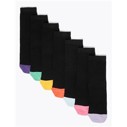7pk Cotton Days of the Week Socks