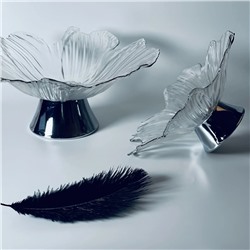 200-122 Конфетница 25см на ножке в под.уп. (х8)Стекло