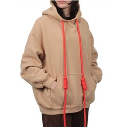 2226 BEIGE Толстовка женская (85% хлопок, 10% полиэстер, 5% спандекс)