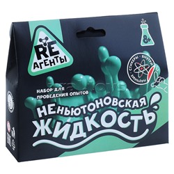 Научно-познавательный набор "Неньютоновская жидкость", зеленый